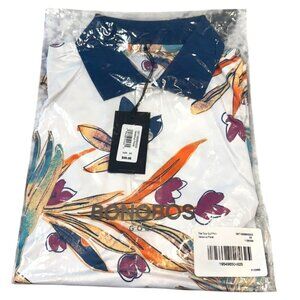 Bonobos Men's Tour Golf Polo Veracruz Floral Polo Tropical Slim Fit Size XXL NWT
